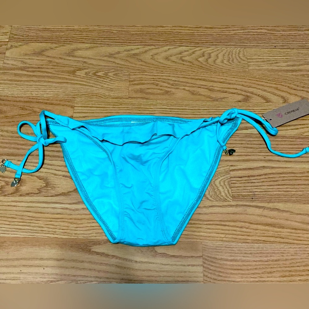 Cremieux New Ruffle Side Tie Hipster Bikini Bottom